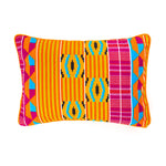 Kente/Ghana/Pattern/Bright/Orange/Pink/Blue/Scatter/Cushion/