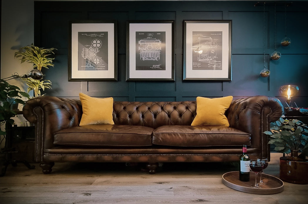 Dark brown sofa living room ideas